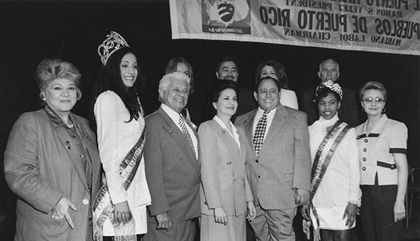 group of people on stage